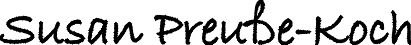 Susan Preuße-Koch - Signature